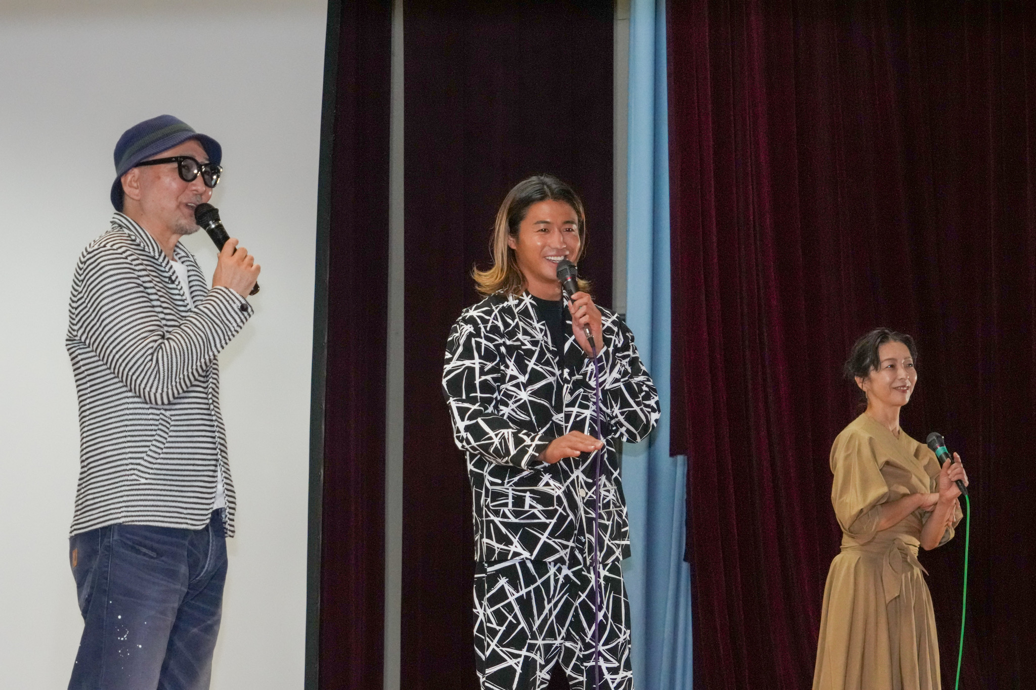 瀬口黎弥・宮野ケイジ監督・有森也実 舞台あいさつ